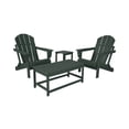 thumbnail image 1 of 4-Piece Outdoor Paio Adirondack Conversation Seating Set, Dark Green, 1 of 3