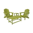 thumbnail image 1 of 4-Piece Outdoor Paio Adirondack Conversation Seating Set, Lime, 1 of 3