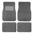 thumbnail image 1 of 4-Piece PVC Flocking Car Floor Liners Set Anti-Slip Base All-Season for Cars SUVs Trucks, 1 of 9