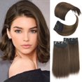 thumbnail image 1 of 4 Piece Padded Hair Extensions Set Traceless Wig Double Thickened Volume For Women 4PCS, 1 of 6