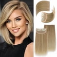 thumbnail image 1 of 4 Piece Padded Hair Piece Traceless Wig Piece Thickened On Both Sides for Natural Volume and Coverage 4PCS, 1 of 6