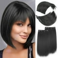 thumbnail image 1 of 4 Piece Padded Hair Piece Traceless Wig Piece Thickened for Enhanced Volume and Comfort 4PCS, 1 of 5