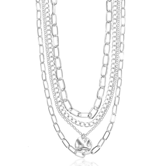 4 Piece Pendant Necklace Set