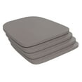 thumbnail image 1 of 4 Piece Polyresin Chair Seats, Gray, 1 of 4