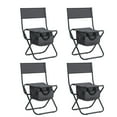 thumbnail image 1 of 4 Piece Portable Folding Chair with Storage Bag, 280Lbs Max Loading Indoor Outdoor Foldable Chair, 1 of 7