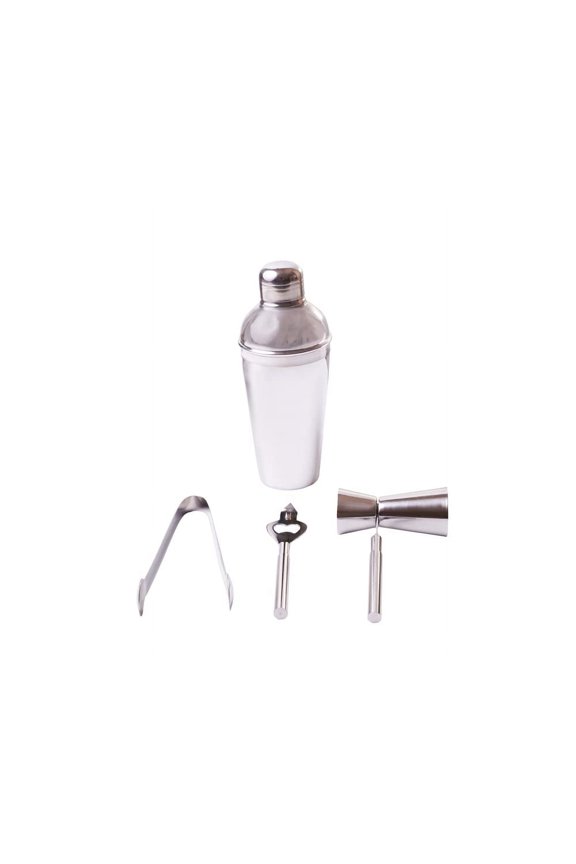 4-Piece Premium Cocktail Shaker Set with Stainless Mixology Bartender Kit for Home and Bar, Professional Mixer Tools for Craft Cocktail, Whiskey Elegant Barware Collection & Gift Set