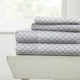 thumbnail image 1 of 4 Piece Premium Ultra Soft Printed Bed Sheet Set by Linen Studio, 1 of 2
