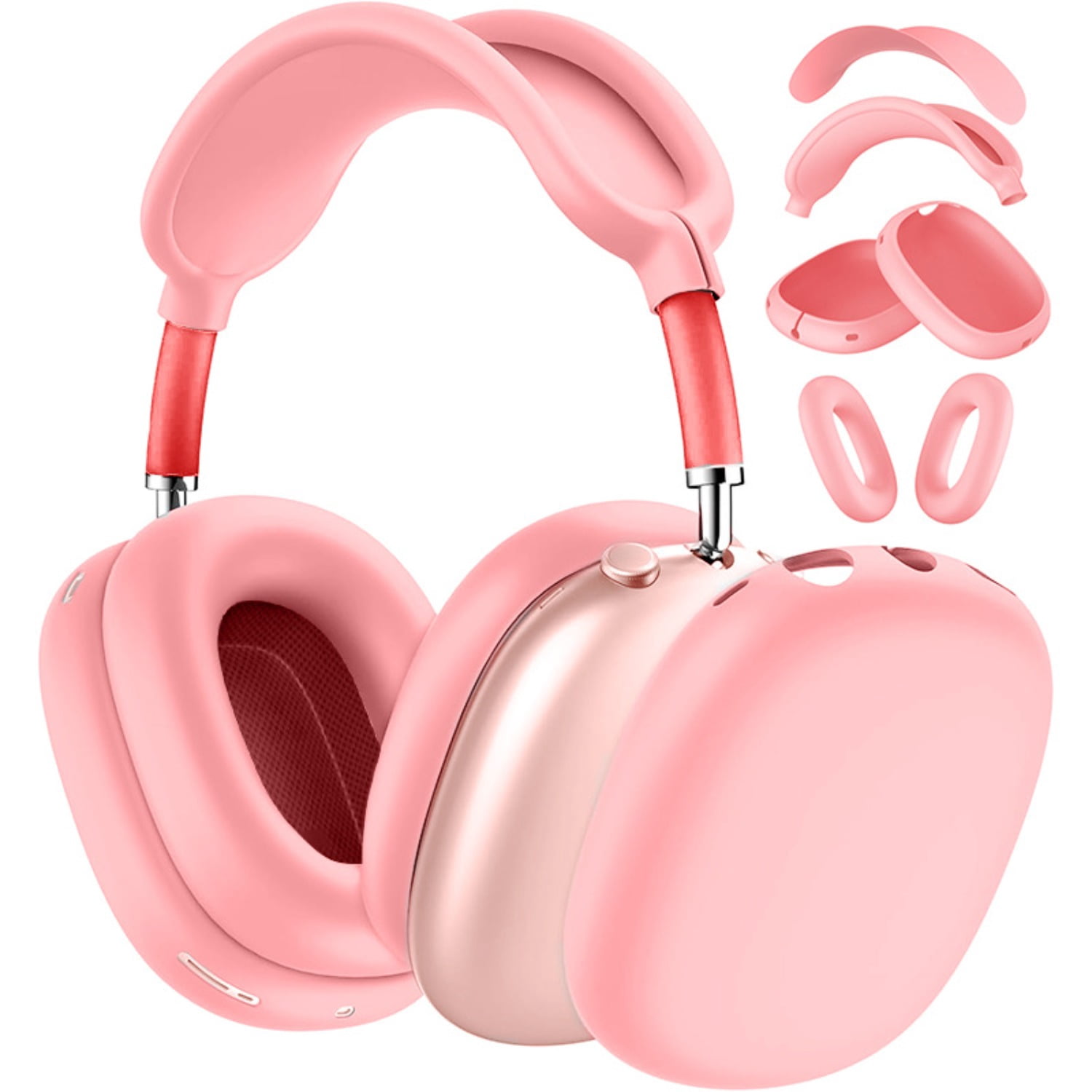 4-Piece Protective Set for AirPods Max, Silicone Cover with Earpads ...