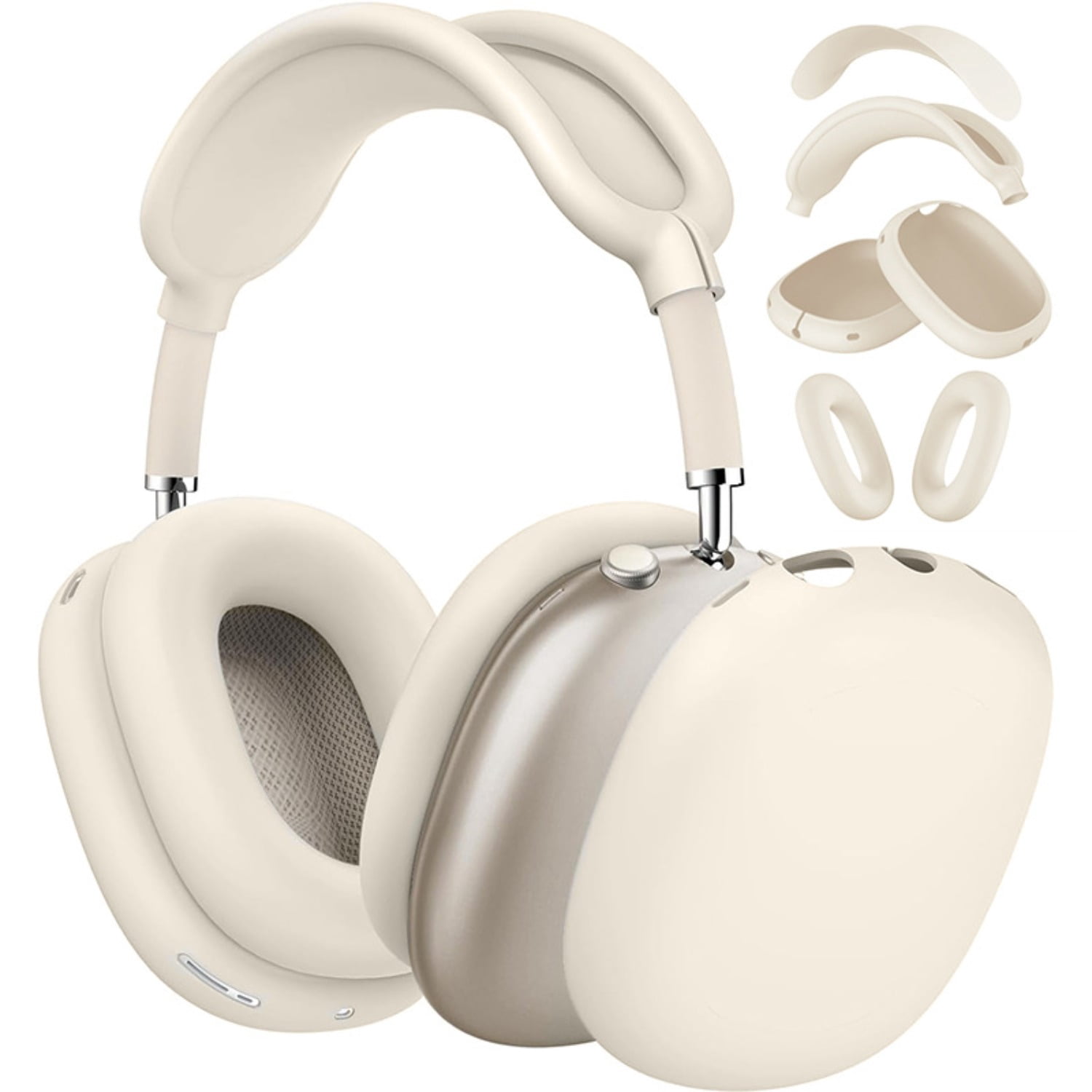 4-Piece Protective Set for AirPods Max, Silicone Cover with Earpads ...