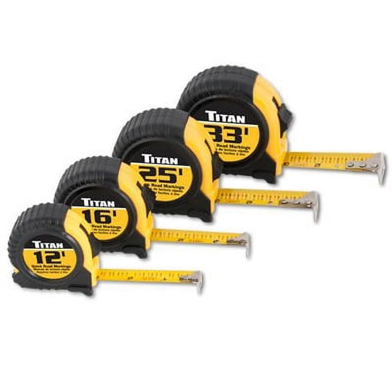 4 Piece Quick Read Tape Measures