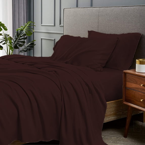 4-Piece Rayon from Bamboo Sheet Set Deep Pocket Soft & Comfortable