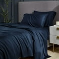 thumbnail image 1 of 4-Piece Rayon from Bamboo Sheet Set Deep Pocket Soft & Comfortable, 1 of 4