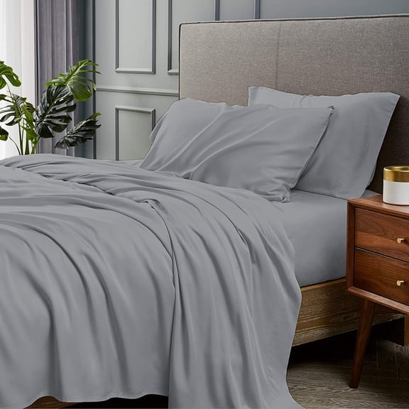 4-Piece Rayon from Bamboo Sheet Set Deep Pocket Soft & Comfortable