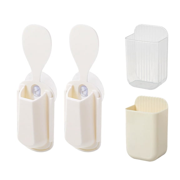 4 Piece Rice Spoon Rack With Suction Cups For Easy Access And Organization