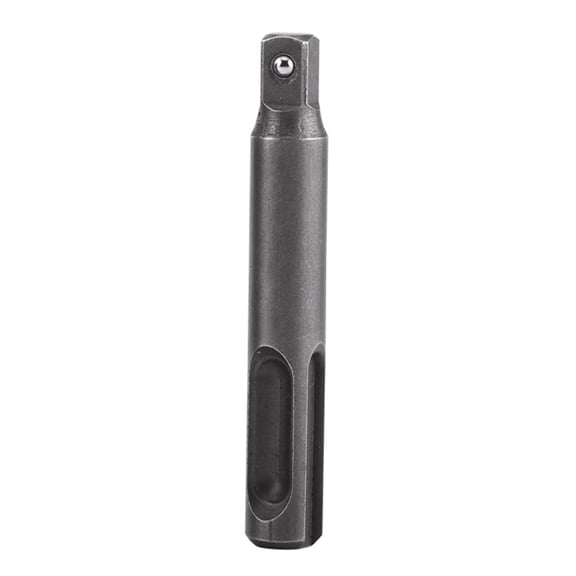 4-Piece SDS Plus to Hex & Square Extension Adapter Set, 1/4", 3/8", 1/2" with 80mm Bit Holder