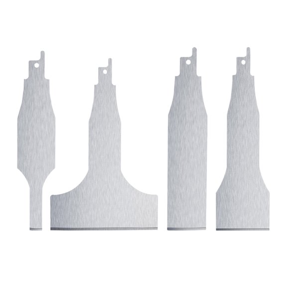 4-Piece Scraper Blade, Multifunctional Stainless Steel Cleaning Tools for Concrete Flooring