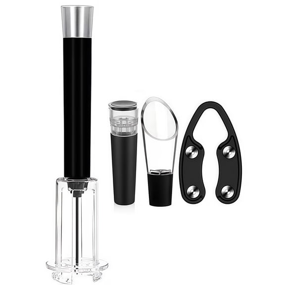 4-Piece Set Count Air Pressure Wine Bottle Opener Perfect For Red Wines