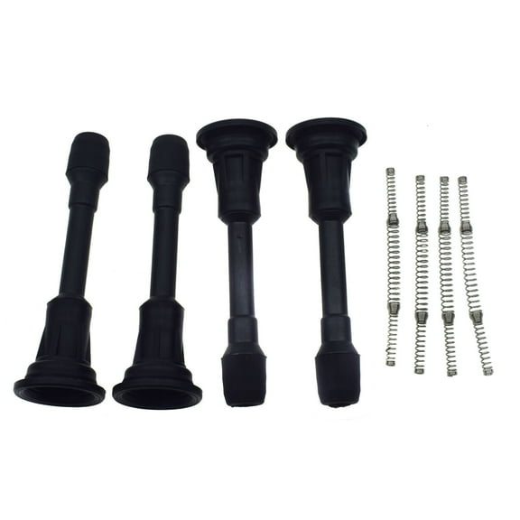 4-Piece Set Ignition Coil Rubber Boot Spring for for Nissan Altima Rogue Sentra Versa-