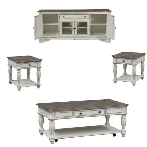 Tv Stand Coffee Table End Table Set