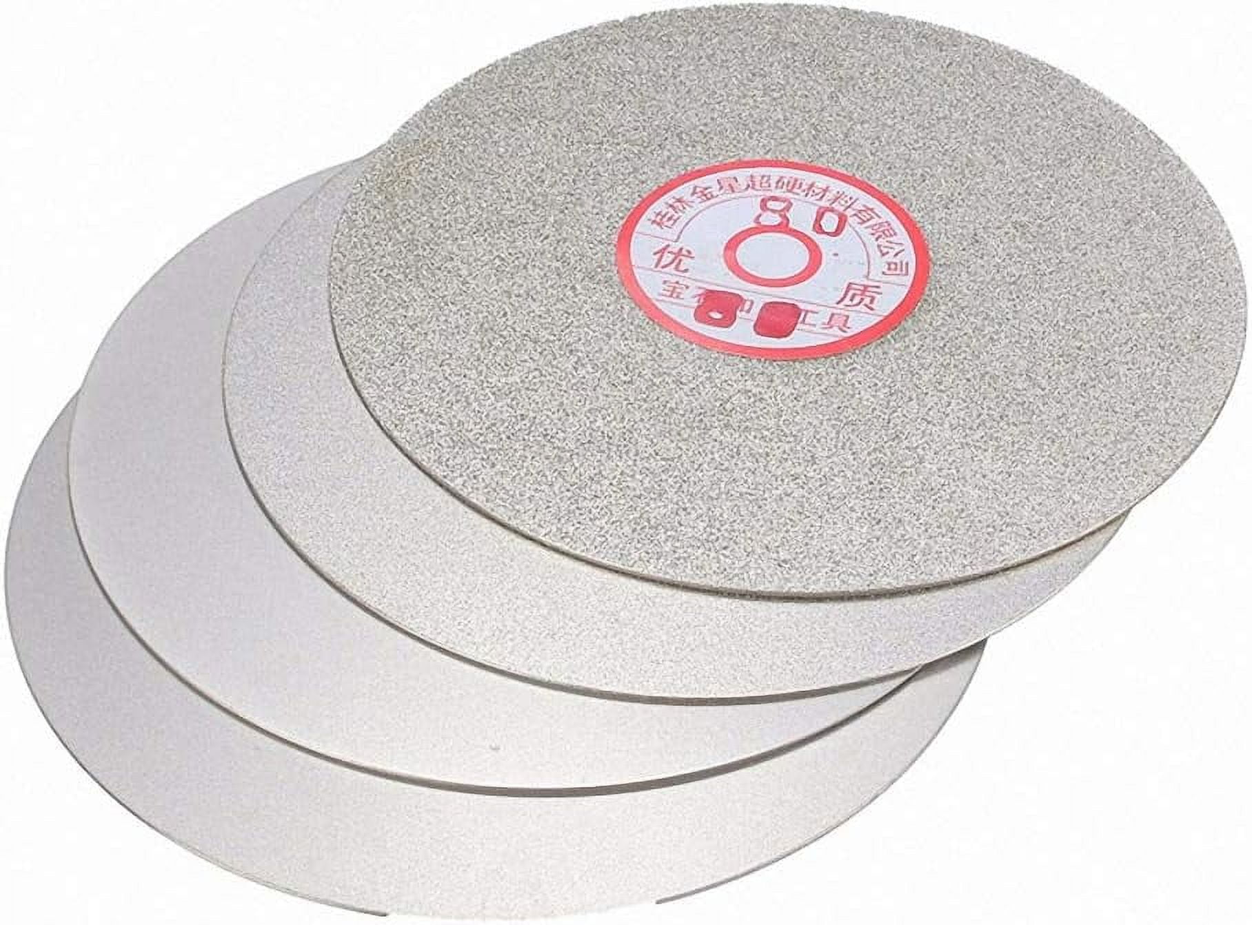 4 Piece Set Polishing Disc 600 800 1200 3000 Grit 6" Flat Lap Grinding