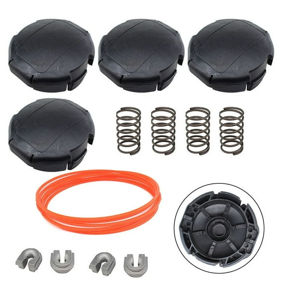 4 Piece Set of For Speed Feed Head Covers Compatible with For SNIPPER Trimmer Plastic Construction with Extras