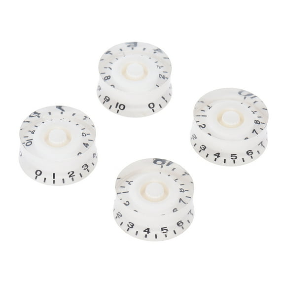 Aibecy White Volume Tone Control Knobs for Gibson Les Paul Electric Guitar Replacement Parts Set of 4 Speed