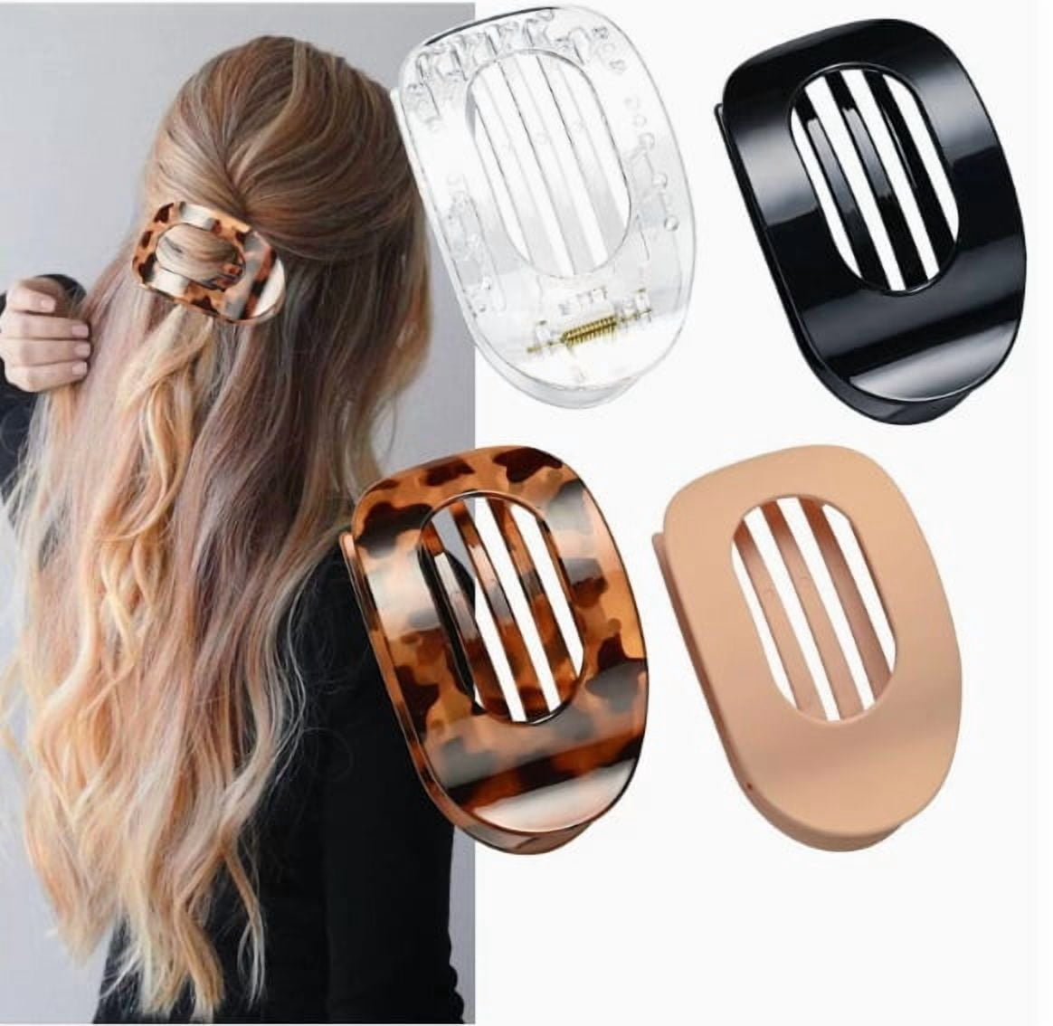 4-Piece Shark Clip Set - Essential Hair Accessories for Everyday Styling