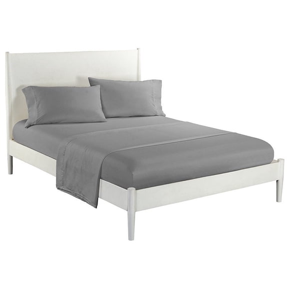 4 Piece Sheet Set, 4 Piece Bedding Set, Double Bed, Fitted Sheet, Solid Color Bed Sheet and Pillowcase, Hotel Soft Sheets