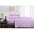thumbnail image 1 of 4 Piece Sheet Set - Deep Pocket of 22" Inch - Luxury 600 Thread Count Collection Twin-XL Size Bed Sheets - Extra Long Staple 100% Egyptian Cotton Bedding Set - Lavender Solid., 1 of 5