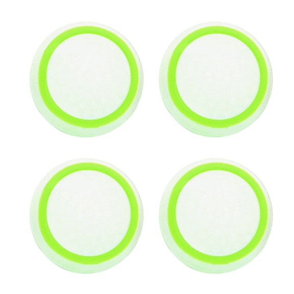 4-Piece Silicone Controller Cap Replacement Set - Analog Joystick Thumb Grip Covers - Compatible with PS4, PS3, PS2, Xbox One, and Xbox 360 Game Controllers