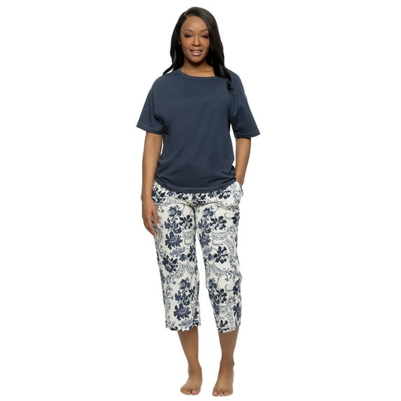 4-Piece Sleep Set (Indigo, Medium)