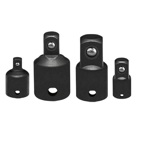 4 Piece Socket Adapter Set 1/2" 3/8" 1/4" Drive Converter For Auto Repair Tasks