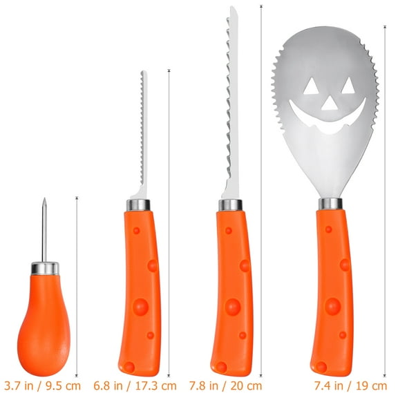 Pawsdot Pumpkin Carving Knives 4Pcs ABS Material