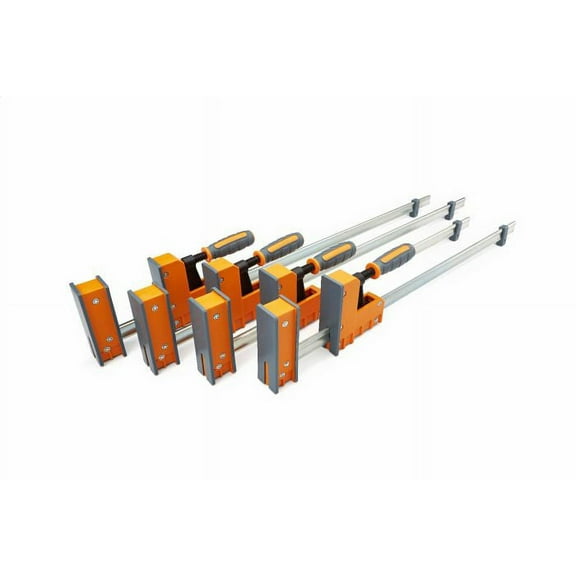 4-Piece Steel Parallel Clamp Set