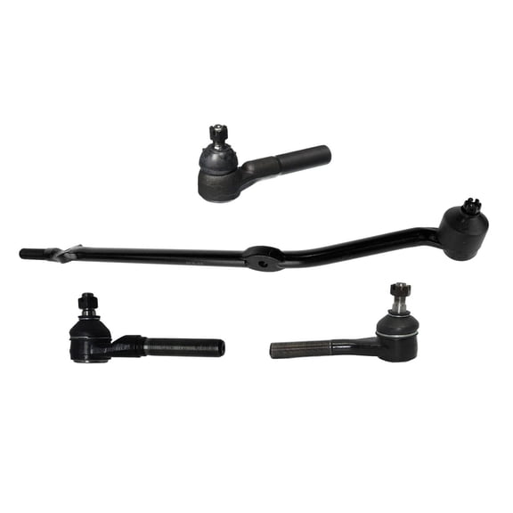 4 Piece Steering Kit Compatible with 4WD Models Only Drag Link Outer & Inner Tie Rod Ends Left Right Side Fits select: 1997-2006 JEEP WRANGLER / TJ