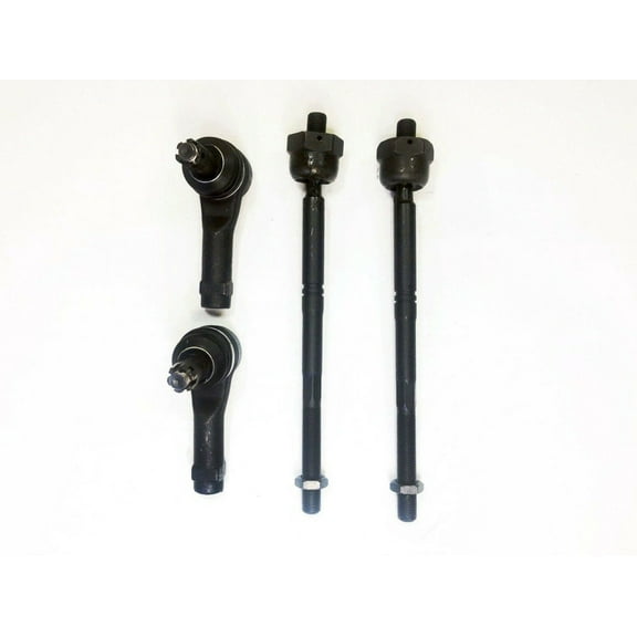 4 Piece Steering Kit Inner & Outer Tie Rod Set Fits select: 2004 FORD F150 SUPERCREW, 2005-2008 FORD F150