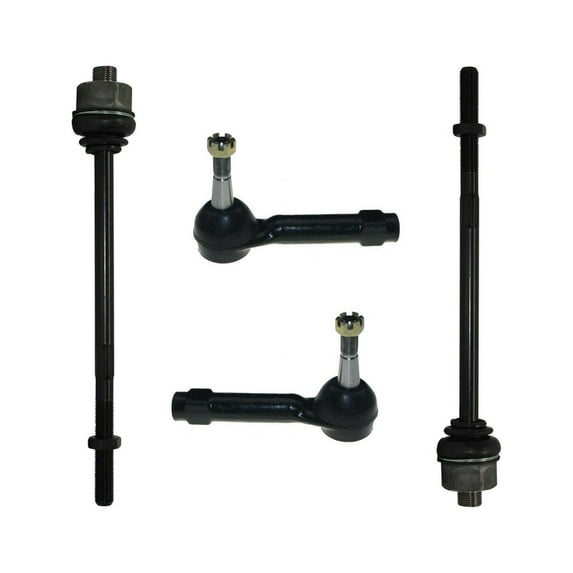 4 Piece Steering Kit Inner & Outer Tie Rod