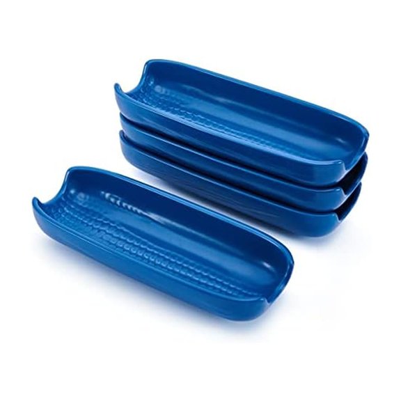 4-Piece Stoneware Corn Dishes 8.25-Inch