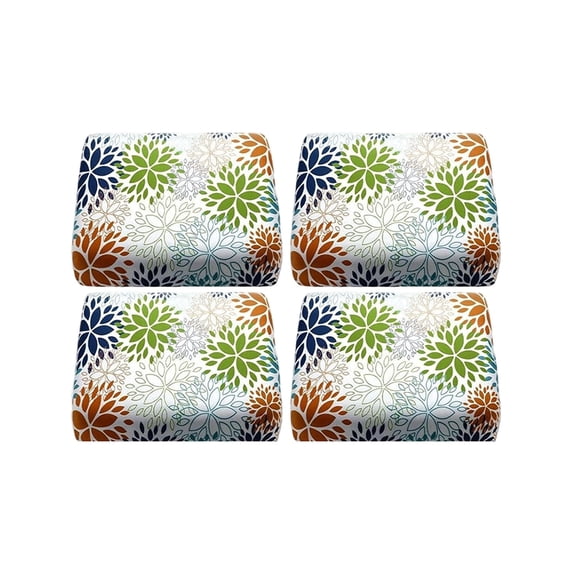 4-Piece Stretch Patio Sofa Cushion Covers, Waterproof Washable Outdoor Seat Slipcovers for Couch, Bench, Swing, and Window Seat, Universal Fit Protective Case for Indoor & Garden Furniture