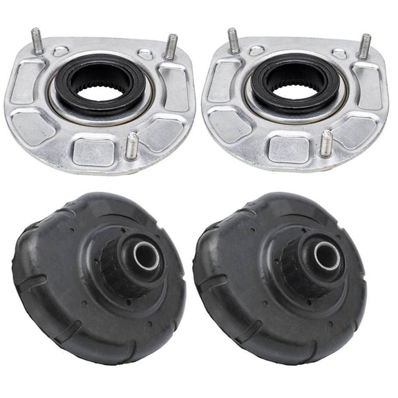 4-Piece Strut Mount and Spring Seat Bushing for Enhanced Suspension