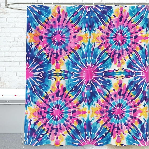 4 Piece Sugar Skull Shower Curtain Sets with Rugs Sugar Skull Bathroom Sets Sugar Skull Decor Accessories Include Non-Slip Rug Toilet Lid Cover Bath Mat and 12 Hooks