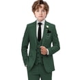 thumbnail image 1 of 4 Piece Suit for Boy Slim Fit Suits Formal Wedding Suit Prom Dress Suits for Boy, 1 of 8