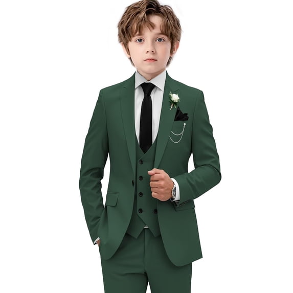 4 Piece Suit for Boy Slim Fit Suits Formal Wedding Suit Prom Dress Suits for Boy