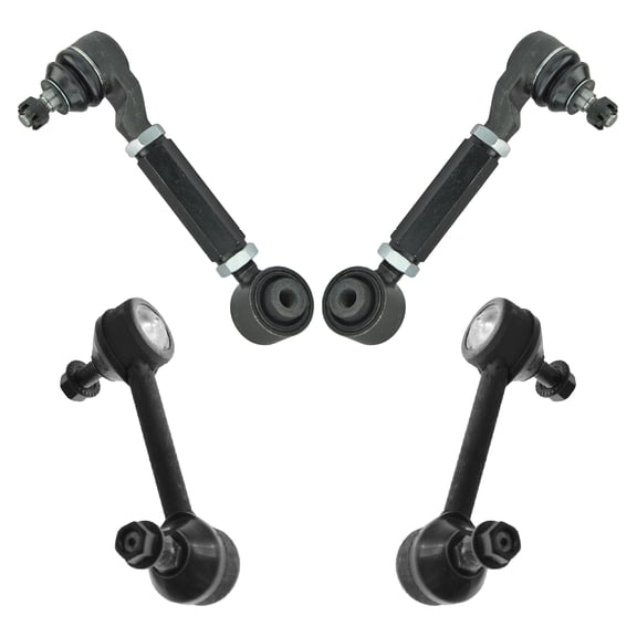 4 Piece Suspension Kit Rear Control Arms w/ Ball Joints Sway Bar End Links New PSA52697