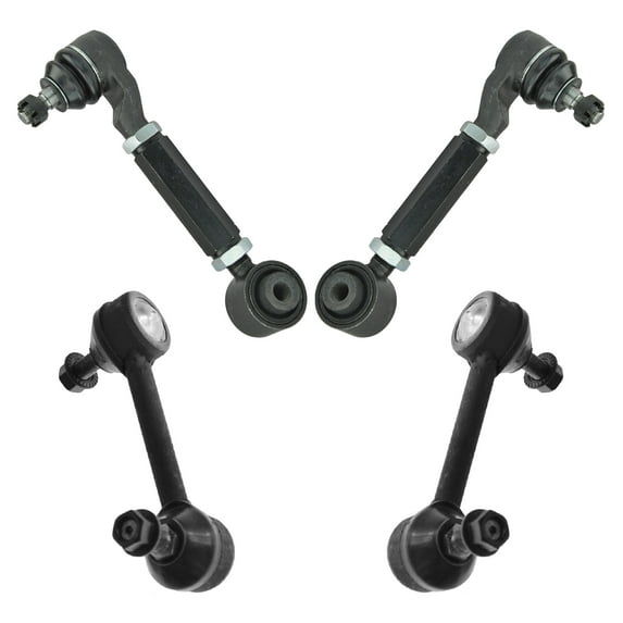 4 Piece Suspension Kit Rear Control Arms w/ Ball Joints Sway Bar End Links New PSA52697