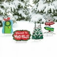 thumbnail image 1 of 4-Piece The Grinch Who-Ville Christmas Yard Sign Set, Christmas Party Decor, 1 of 1
