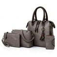 thumbnail image 1 of 4-Piece Tote Bag Set for Women with Wallet, Top Handle Satchel & Shoulder Bag Purse, 1 of 13