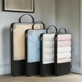 thumbnail image 1 of 4-Piece Travel Compression Packing Cubes Set - Space Saving Luggage Organizers Mesh Bags for Effortless Trip Packing, Nylon, 4 Sizes, 1 of 6