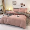 thumbnail image 1 of 4-Piece Twin XL Bedding Set for College Dorm | 70.86x86.61 Inch Washed Microfiber Sheet Set | Includes 1 Comforter Cover, 1 Flat Sheet, 2 Pillowcases(180x220cm,230x230cm,48x74cm), 1 of 5