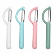4 Piece Kitchen Potato Peeler Set, Vegetable Peelers for Fruits, Vegetables and Daily Food Prep, TIKA